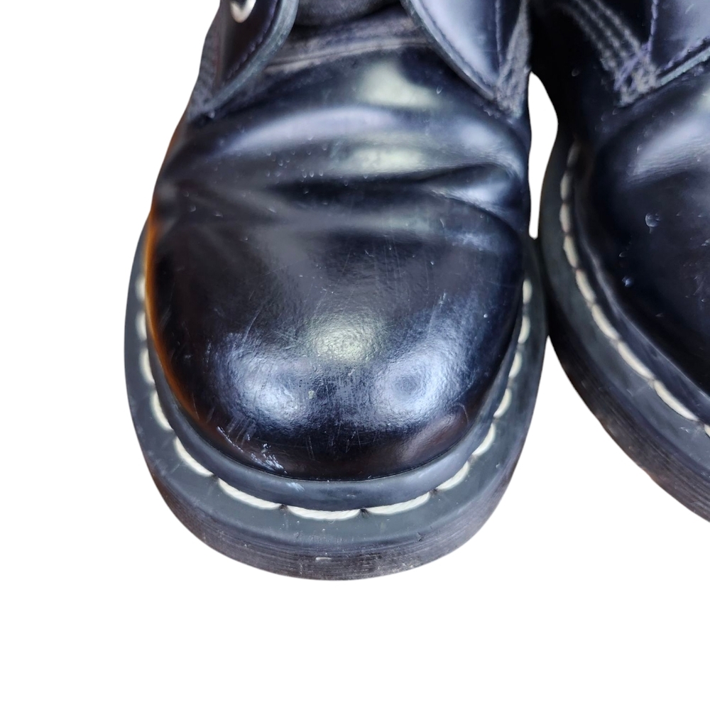 Dr. Martens 1460 Lace and Zipper Leather Boots (6USM) - Picture 5 of 14